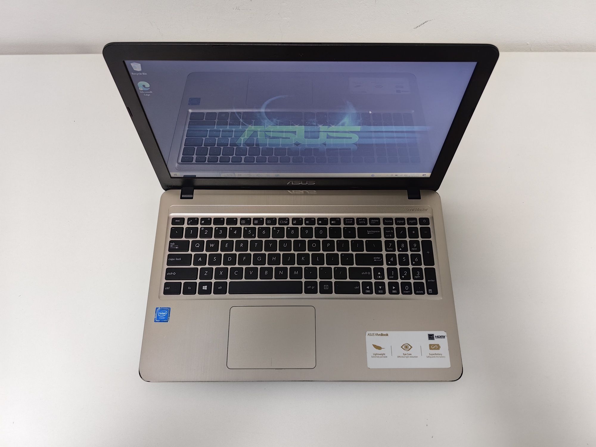laptop ASUS Vivibook Gold SLIM Intel SSD , 15.6"  Garantie !