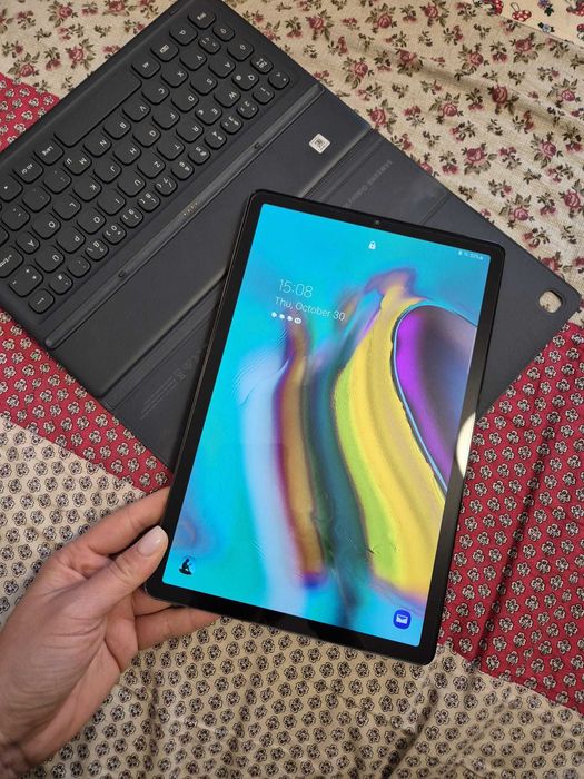 Tableta Samsung Galaxy S5 + husa cu tastatura