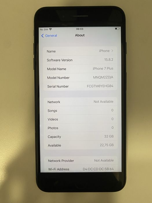 iPhone 7 Plus 32GB ID-XXL0158