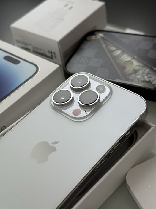 iPhone 14 Pro Silver 128GB Neverlocked•Full Box•