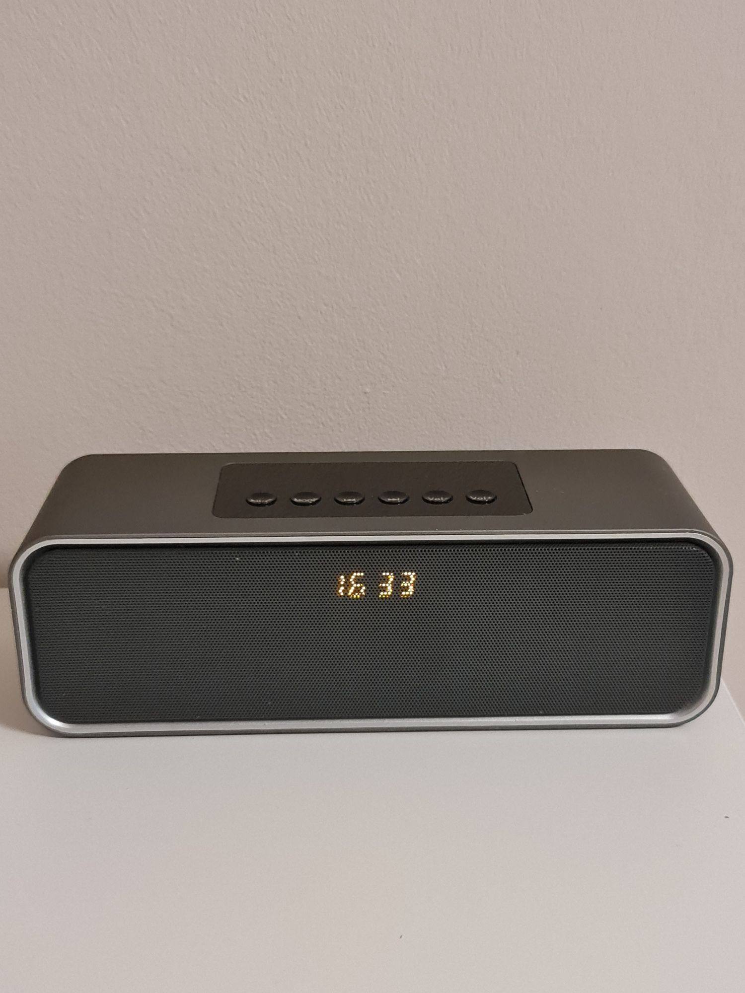 Boxa stereo portabila Platinet cu ceas + radio