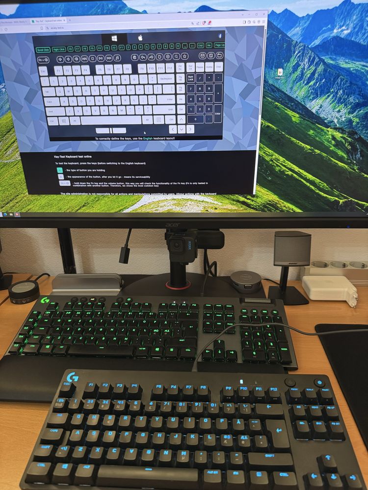 Logitech G Pro tastatura mecanica Gaming pe fir