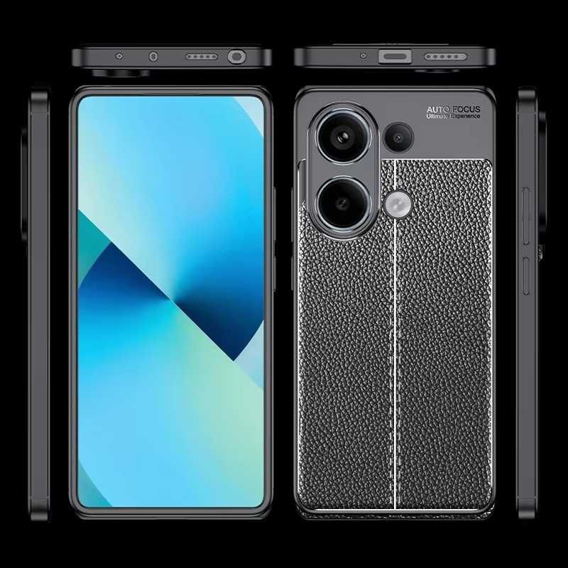 Xiaomi Redmi Note 13 Pro 4G / Note 13 4G - Луксозен Кожен Кейс Гръб AF