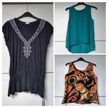 Lot / Set - 6 Maiouri / Tricouri Damă - M / L