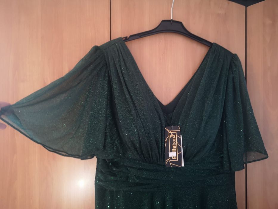 Rochie de Ocazie Verde Smarald Marimea 48