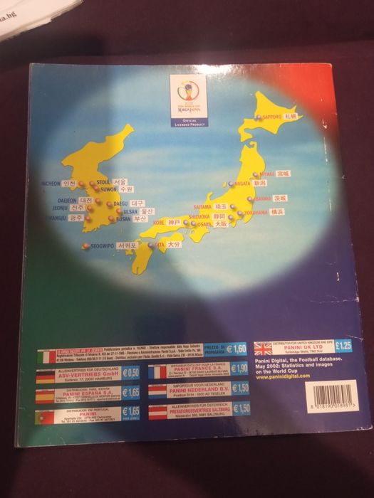 3 албума Panini Панини Европейско 2002  Световно 2004
