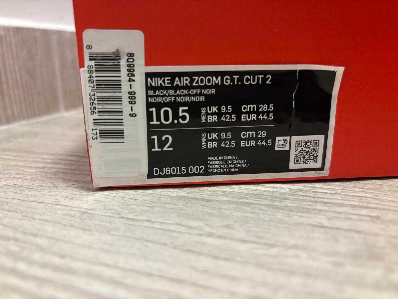 Vând Nike G.T. Cut 2 'Black Off Noir' mărimea 44.5