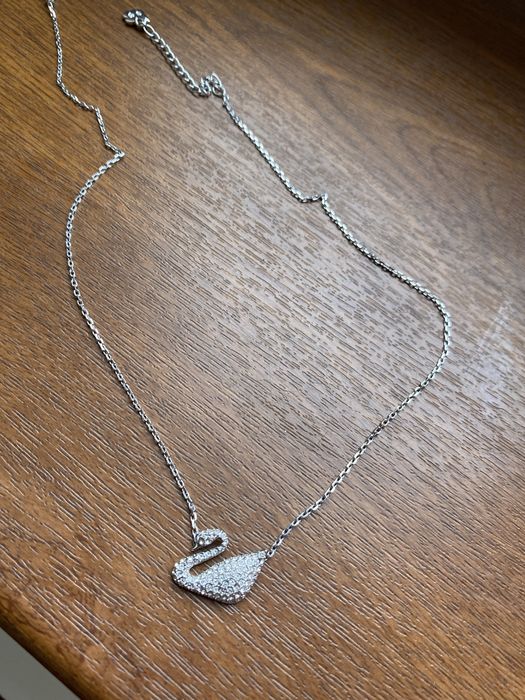 Подвеска Лебедь Swarovski