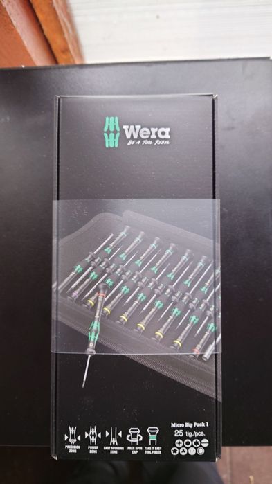 Set surubelnite electronist, profesionale Wera