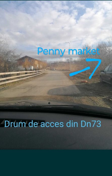 Teren intravilan Tohanu Nou la intrare in Bran langa Penny 2000mp
