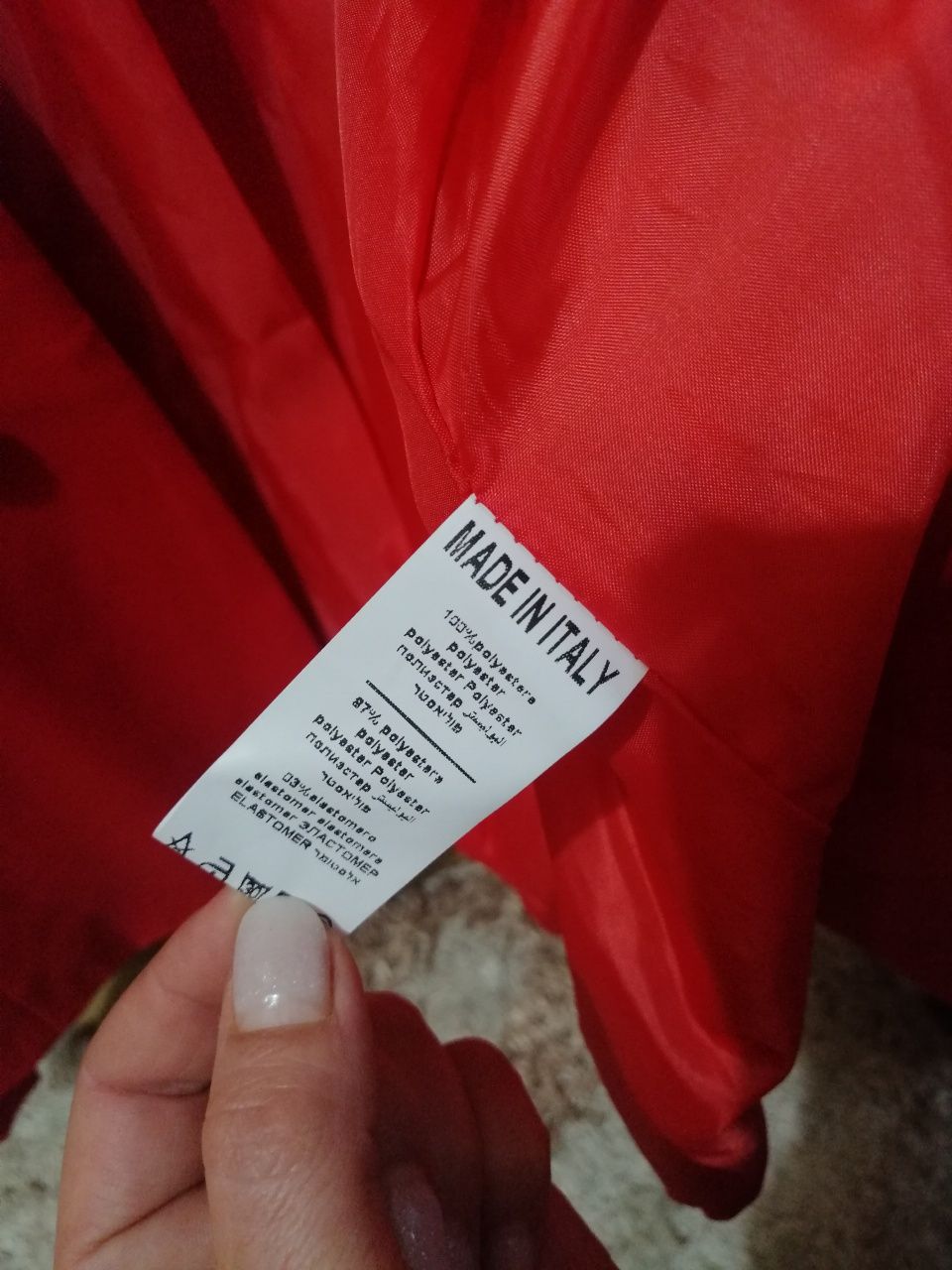 Sacou dama roșu Made in Italy nou cu eticheta(LIVRARE GRATUITA)