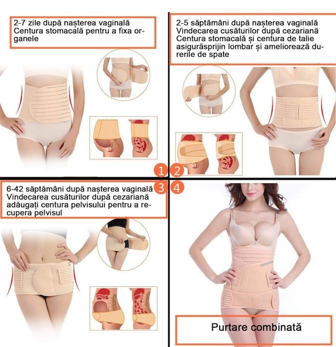 Колан за корем след раждане, размер L