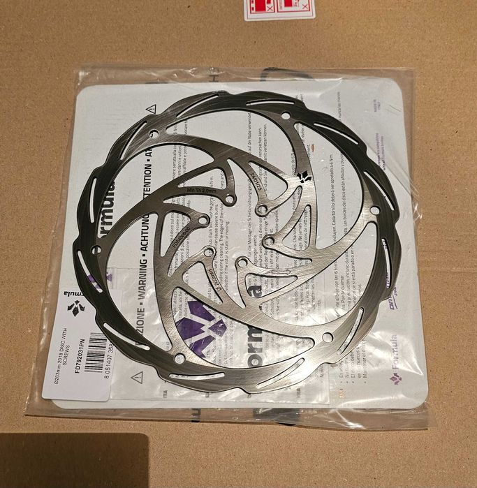 Set discuri frana bicicleta Formula Cura Monolitic 203/180 dh enduro