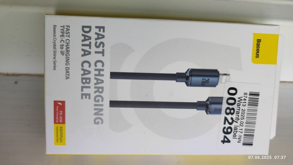 Vand cablu incărcare rapidă/date Iphone de calitate, nou !