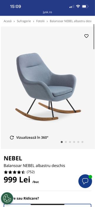 Scaun balansoar nebel ca nou