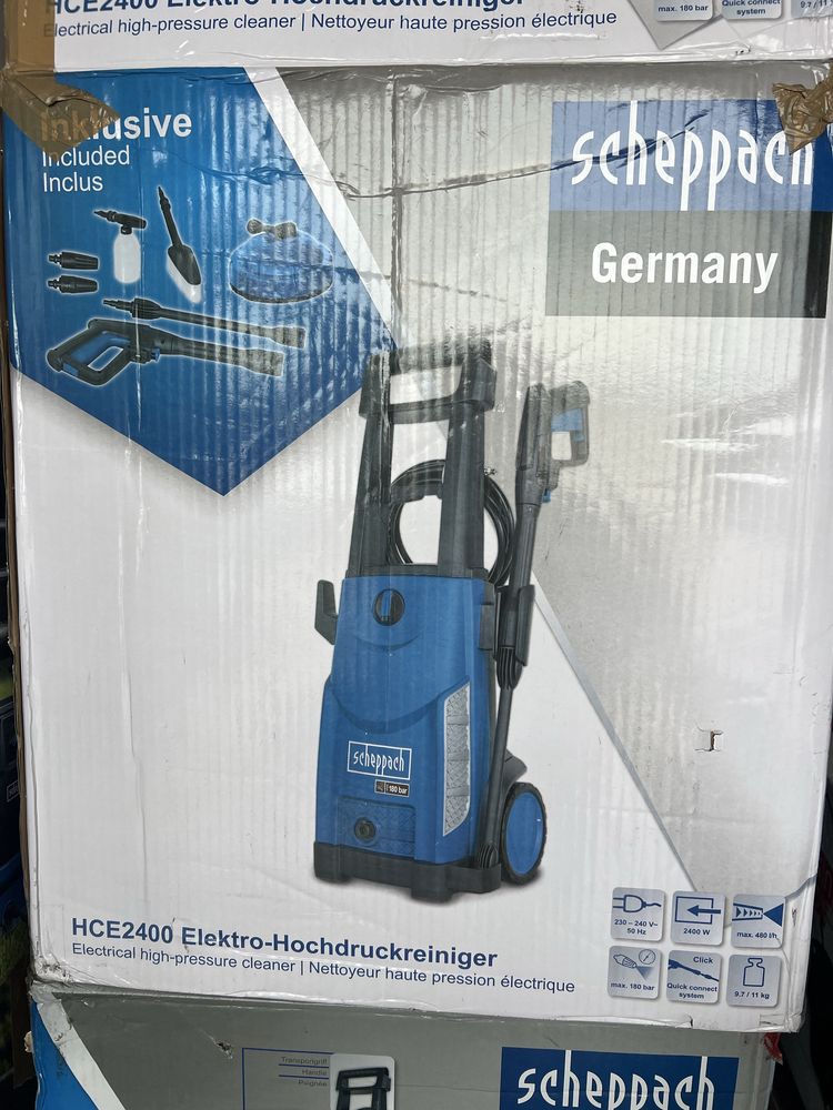 Нова Водоструйка Scheppach и IXES -110 бара,135 бара,150бара и 180бара