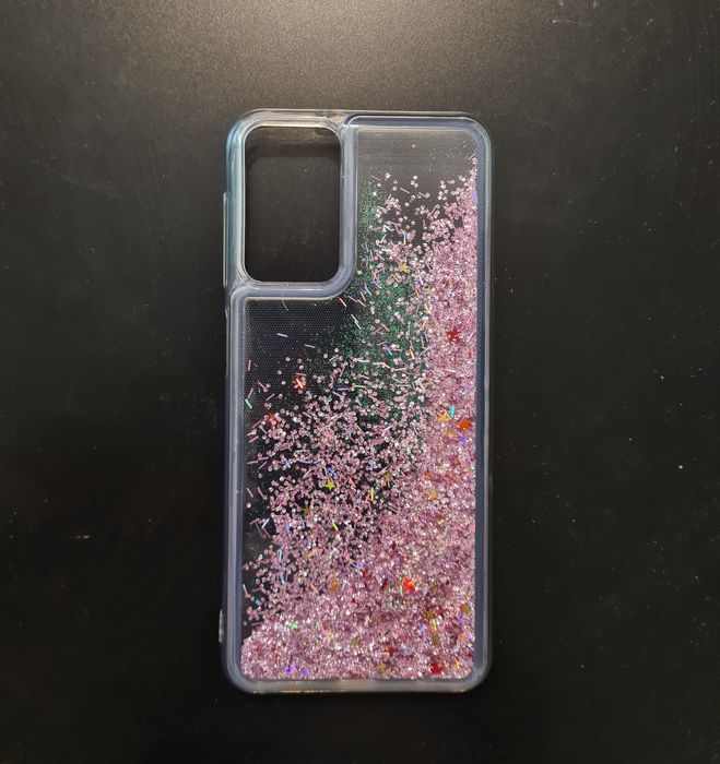 Husa fashion apa si sclipici Samsung A14, A16, A54, A55, A13, S21 Fe