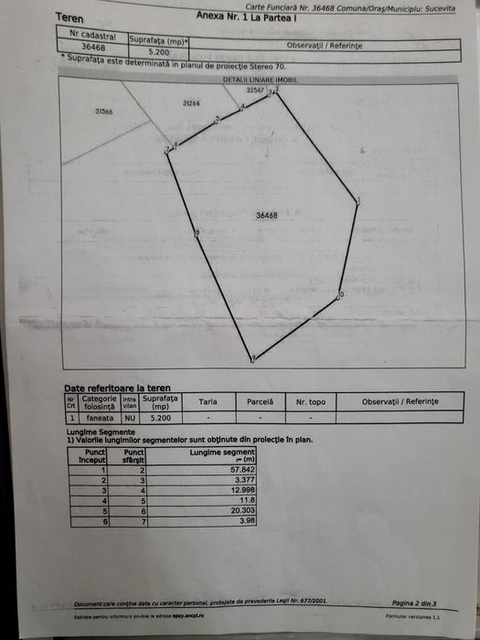 Teren Sucevita 5200mp