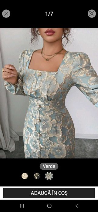 Rochie elegantă verde