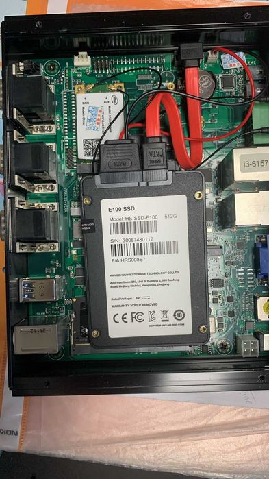 Mini PC Industrial Fanless Intel Core i3-6157U 2.4G 8GB RAM 500GB SSD