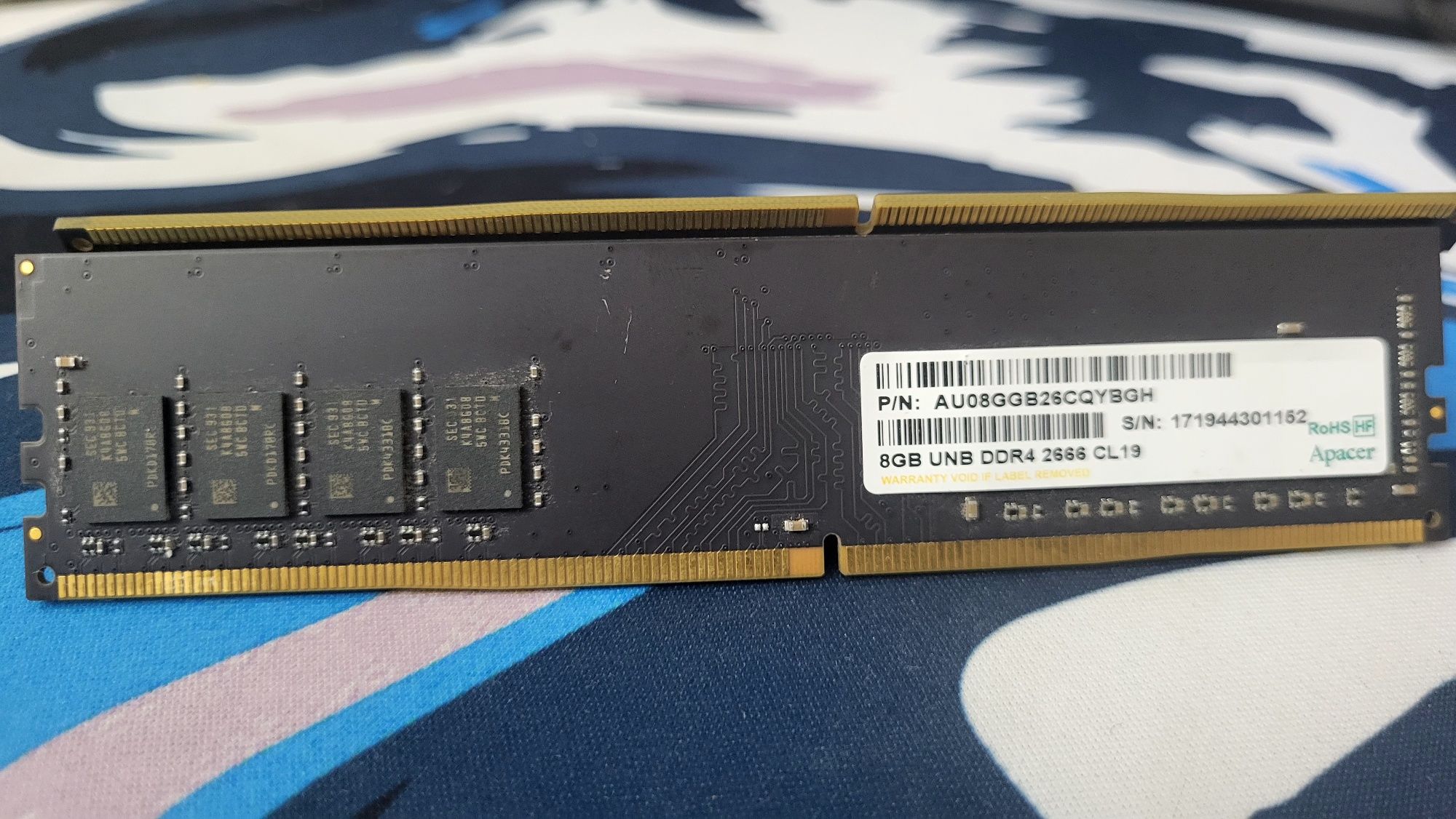 Оперативная память 2шт 8GB UNB DDR4 2666 CL19