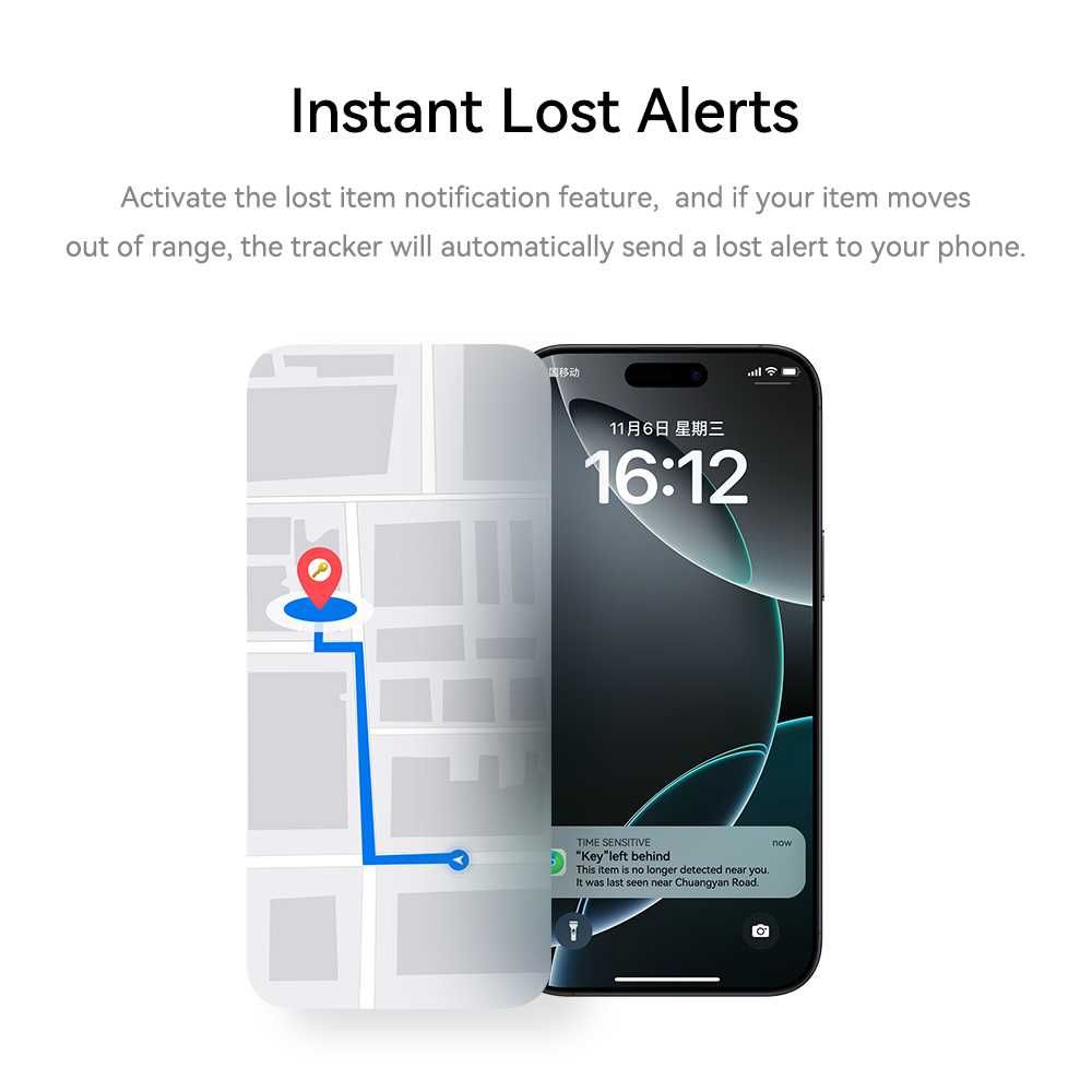 Проследяващо устройство тракер с издържлива батерия Apple Find My