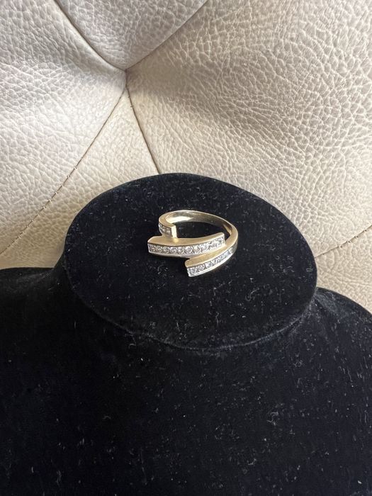 Уникален нов златен дамски пръстен 14К 4гр.