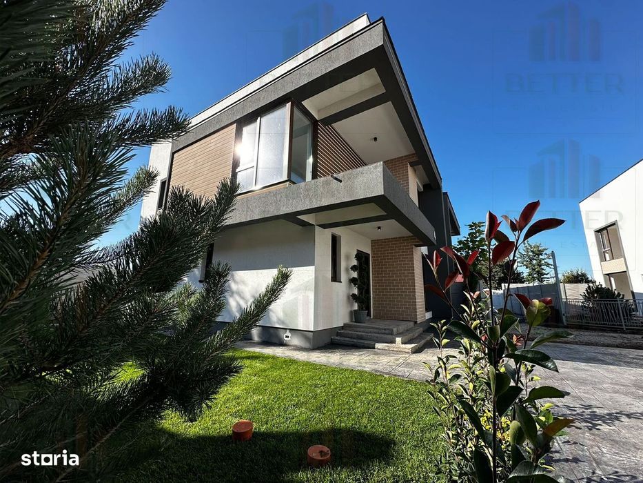 Casă modernă Berceni – 5 camere 3 băi /350 mp, acces rapid la Bd.1 Mai