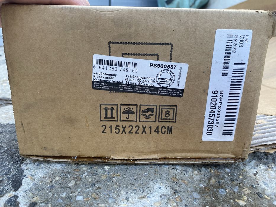 Cardan defect la rulmentii crucilor duster 2015 facelift