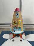 Racheta educationala din lemn Ecotoys
