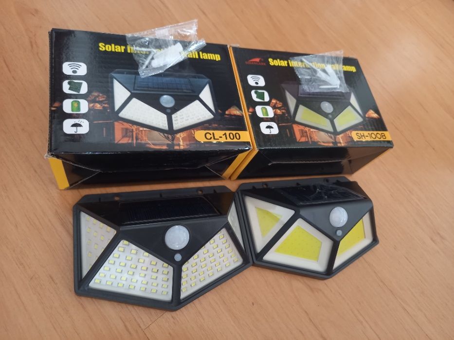 Четворна соларна лампа с три режима на работа