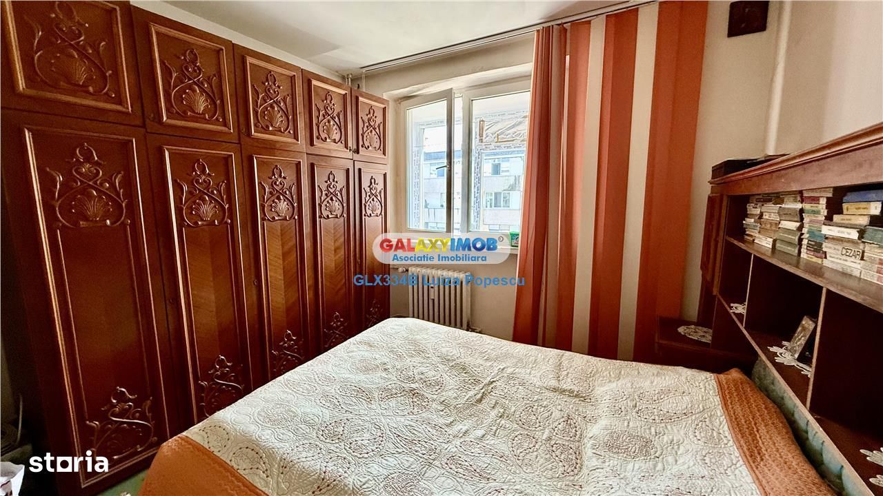 Apartament 3 camere Valea Argesului-2 min metrou,bloc reabilitat
