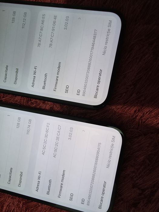 -Iphone 15, Nou, 128Gb, 6Ram, bat: 100%: 20-57 cicluri incarcare, Blac