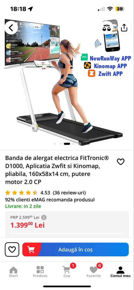 Banda electrica FitTronic