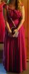 Rochie M/L de nunta/botez/ocazie fuchsia