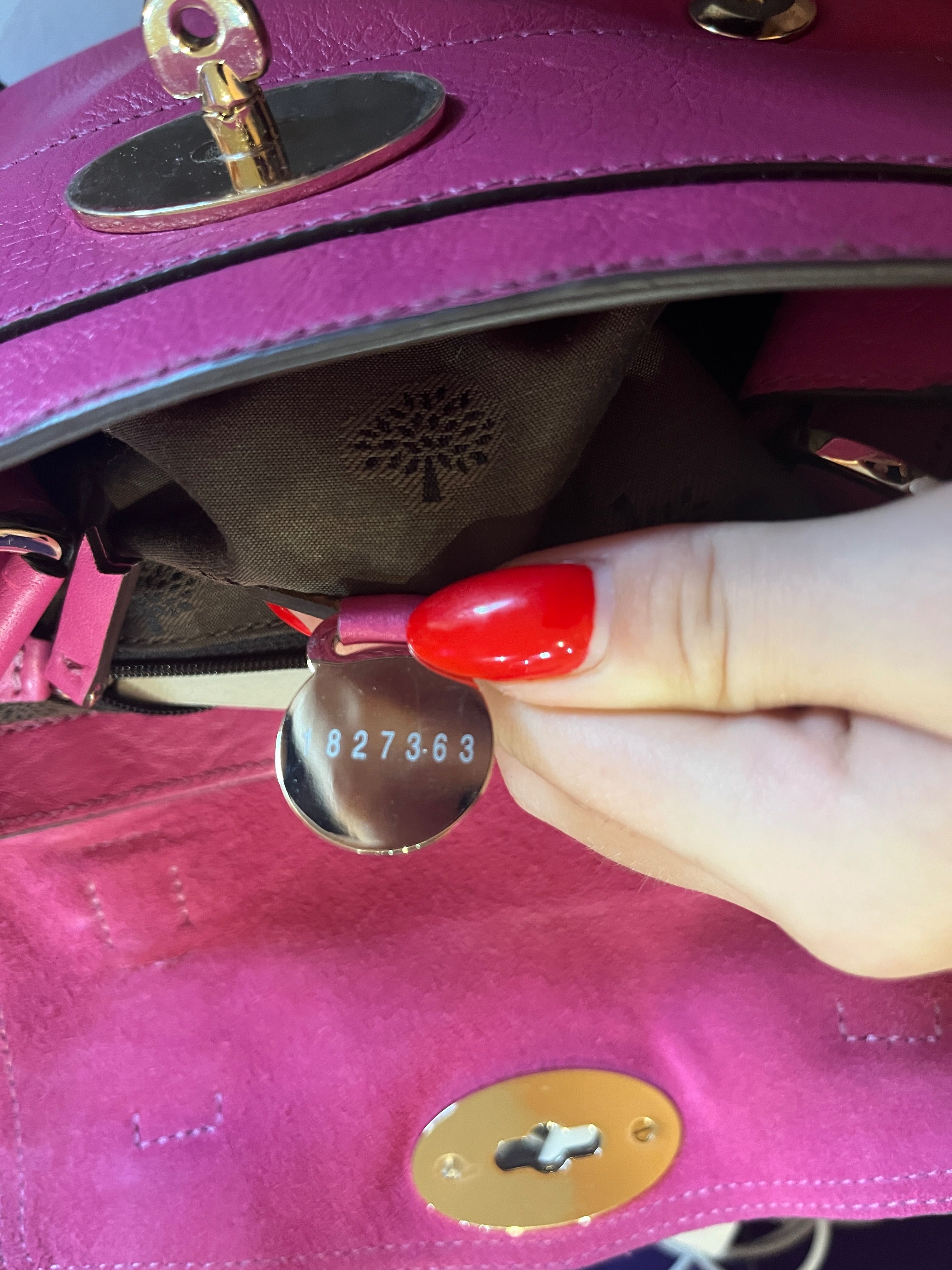 Mulberry mini Alexa оригинална нова чанта с всички документи
