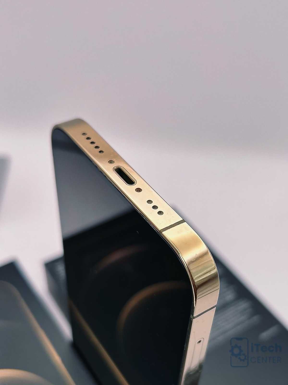iPhone 12 Prо, 256GB, Gold, 100% батерия, КАТО НОВ, 1 година ГАРАНЦИЯ!