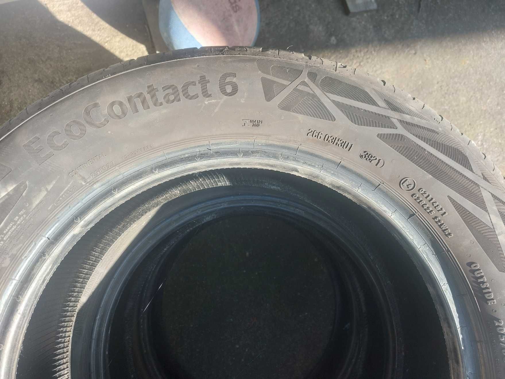 Летни гуми Continental EcoContact6 205/60/16 DOT 3921  4бр. .
