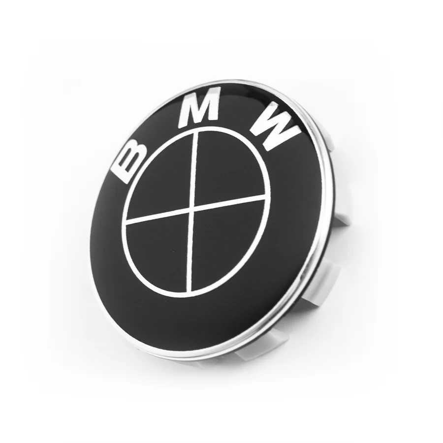 Капачки за джанти BMW – 68 мм (4 броя) Черни капачки БМВ
