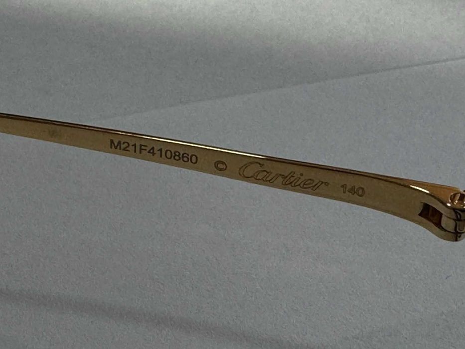 Дамски слънчеви очила CARTIER - CT0433S- Gold Panthère De Cartier