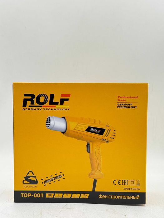 Строительный фен ROLF TOP-001, 2000 Вт, 350°C - 600°C