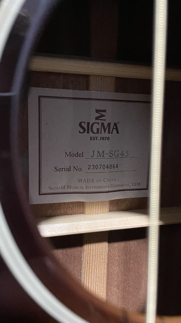 Гитара Sigma JM-SG45
