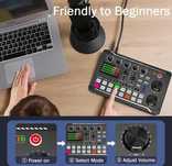 Mixer Audio Bluetooth Receiver și efecte de sunet DSP LIVE Podcast etc