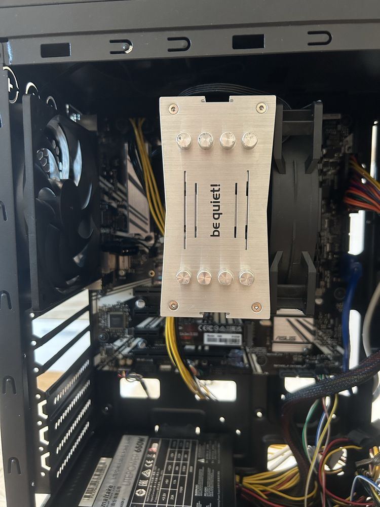 Процесор I9-9900K, Asus Prime Z390M, 32GB Ram, be quiet slim rock 2