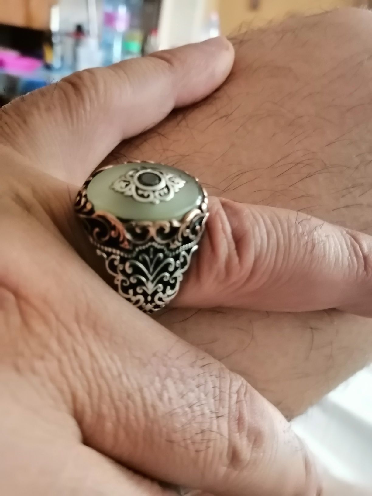 Два сребърни пръстена със позлата
