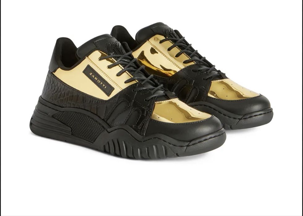 Adidas Giuseppe Zanotti Talon în culoarea negru, cu detalii aurii