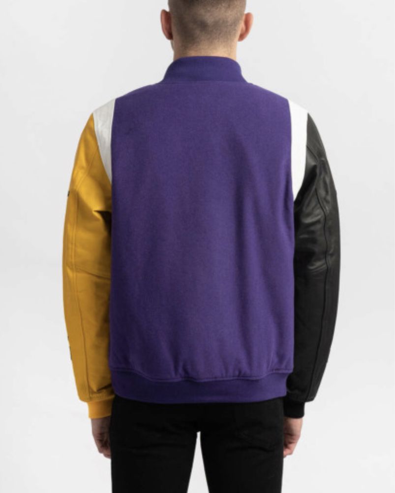 Мъжко бомбър яке Nike Jordan DNA Varsity / ест.кожа / - размер L/XL