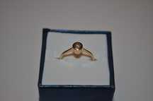 INEL AUR 18K + 1 Diamant = 0.25ct. - Model Solitaire - De logodna !