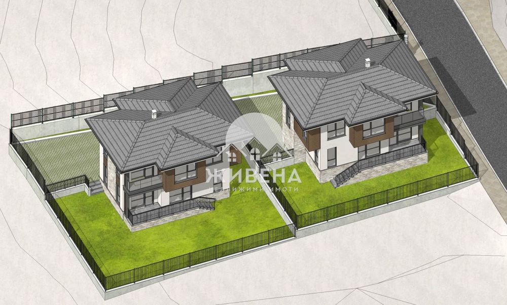 Продавам нова двуетажна къща, м-т Траката, РЗП: 140 кв.м