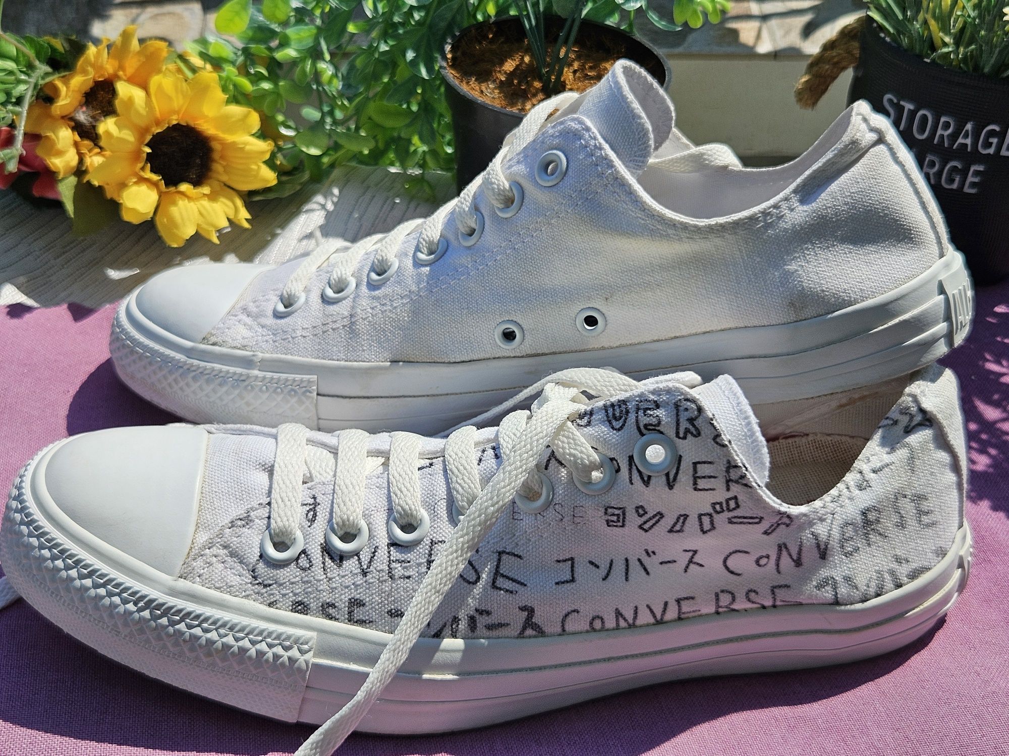 Converse бели кецове N42